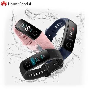 גאדג׳טים שעונים וצמידים חכמים Huawei Honor Band 4 Wrist Band 0.95" Touchscreen Swimmable Heart Rate Wristband