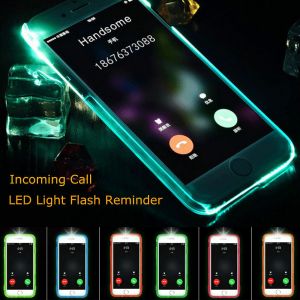 גאדג׳טים אביזרים לסלולר LED Flash Light UP Remind Incoming Call Cover Case Skin For iPhone 6/6S Plus 6s