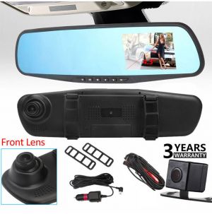 גאדג׳טים אביזרים לרכב 1080P Car DVR Rearview Dual Dash Cam Camera Vehicle Front Rear HD Video Recorder