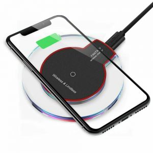 גאדג׳טים אביזרים לסלולר Qi Wireless Charger Charging Pad for iPhone XS/Max/XR/8/Pl<wbr/>us Galaxy Note 9/S10
