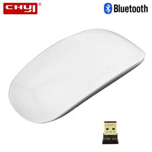 CHYI Bluetooth Wireless Arc Touch Computer Mouse Mini Slim Portable Mause Magic Gamer Mice For Macbook Laptop Microsoft