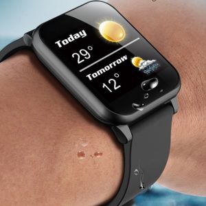 גאדג׳טים שעונים וצמידים חכמים Waterproof Smart Watch Heart Rate Monitor Bracelet Wristband for iOS Android