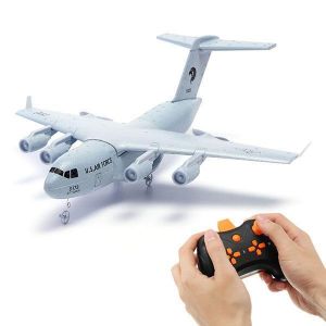 גאדג׳טים צעצועים רחפנים ועוד C17 C-17 Transport 373mm Wingspan EPP DIY RC Airplane RTF