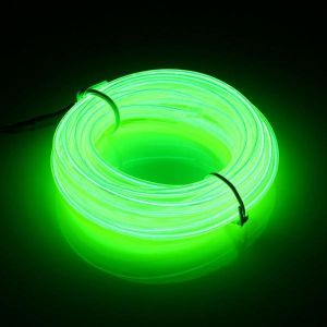 3M Led Flexible EL Wire Neon Glow Light Rope Strip 12V For Christmas Holiday Party