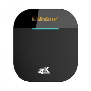 גאדג׳טים כבלים ממירים ומזרימי מדיה Mirascreen G5 Plus 2.4G 5G Wireless 4K HD H.265 Display Dongle TV Stick for Air Play DLNA Miracast