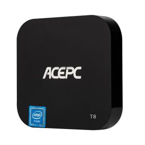 גאדג׳טים כבלים ממירים ומזרימי מדיה Acepc T8 Z8350 2GB RAM 32GB ROM bluetooth 4.0 USB3.0 H.265 TV Box Support Windows 10