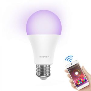 גאדג׳טים תאורה פסי לדים ופנסים BlitzWolf&reg; BW-LT21 RGBWW 10W E27 APP Smart LED Light Bulb Work With Amazon Alexa Google Assistant AC100-240V