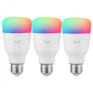 גאדג׳טים תאורה פסי לדים ופנסים 3PCS Yeelight YLDP06YL E27 10W RGBW Smart LED Bulb Work With Amazon Alexa AC100-240V(Xiaomi Ecosystem Product)